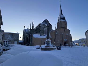 Vendée sous la neige